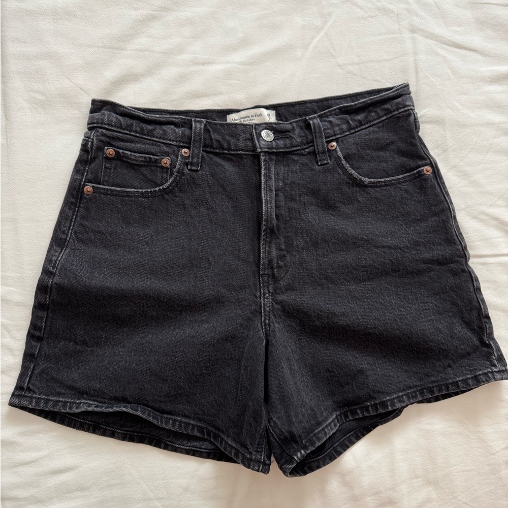 Abercrombie & Fitch Black Jean Shorts